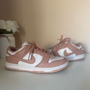 Nike Women's Blush and White Sneakers